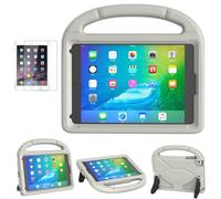 SUPLIK Kids Case for iPad mini 5/4/3/2/1 (7.9"), Durable Shockproof Handle Bumper Stand Cover with 2*Screen Protectors for 7.9 inch Apple iPad mini 5th/4th/3rd/2nd/1st Generation, Gray