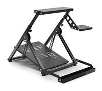 Supllueer X Shape Preinstalled Foldable Racing Wheel Stand with Fixed Slot Fit for Logitech G29 G920 G923 Thrustmaster T248 T300RS T150 T80 Adjustable Steering Wheel Stand Excluding Electronic
