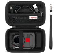 Supmay Carrying Case Compatible with Kodak PIXPRO WPZ2 Rugged Waterproof Shockproof Dustproof WiFi Digital Camera, Travel Case with Mesh Pocket fits USB Cable, SD Card, Battery, Charging Plug, Black