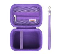 Supmay Carrying Case for Bitzee/Disney Interactive Toy/Magicals Interactive Toy Digital Pet, Gifts For Virtual Pet Enthusiast/Girls & Boys, Travel Case with Mesh Pocket for Battery, Cable, Purple