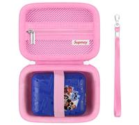 Supmay Carrying Case for Bitzee Disney/Wizarding World Harry Potter/Magicals Interactive Toy, Gifts for Virtual Pet Enthusiast/Girls & Boys, Travel Case with Mesh Pocket for Battery, Cable, Pink