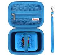 Supmay Carrying Case for Bitzee Magicals/Disney/Wizarding World Harry Potter Interactive Toy, Gifts for Virtual Pet Enthusiast/Girls & Boys, Travel Case with Mesh Pocket for Battery, Cable, Light Blue