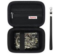 Supmay Carrying Case for Bitzee Wizarding World Harry Potter/Disney/Magicals Interactive Toy, Gifts for Virtual Pet Enthusiast/Girls & Boys, Travel Case with Mesh Pocket for Battery, Cable, Black