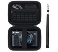 Supmay Hard Carrying Case for Canon PowerShot SX740 HS/ SX730 HS/ SX720 HS/ SX620 HS/ G7 X Mark III/ G7 X Mark II Digital Camera, Storage Holder Travel Bag with Mesh Pocket for Battery Pack, Black