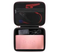 Supmay Hard Carrying Case for Halo Bolt 58830/44400/ 57720 mWh Portable Phone Laptop Charger Car Jump Starter, Power Bank Storage Holder with Mesh Pocket for AC Outlet, Car Charger, Rose Gold
