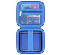 Supmay Hard Carrying Case for RG34XXSP/ RG35XXSP Retro Handheld Game Console, Retro Game Travel Storage Holder with Mesh Bag for SD Card, USB Charging Cable, User Manual, Blue