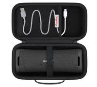 Supmay Hard Carrying Case for Sony ULT Field 1 Waterproof Portable Bluetooth Speaker, Wireless Portable Speaker Protection Case with Mesh Pocket for Charging Cables, Black