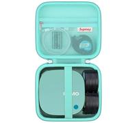 Supmay Hard Case for DYMO LetraTag 200B Bluetooth Compact Label Maker, Storage Holder Bag with Zipper Mesh Pocket for Label Tapes, Batteries, Charging Cable, Blue