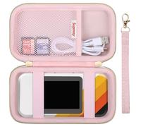 Supmay Hard Travel Case for My Arcade Tetris Pocket Player Pro, Strategic Puzzle Games, Portable Video Game System Handheld Game Protection Case with Mesh Pocket for Batteries and USB Cable, Black