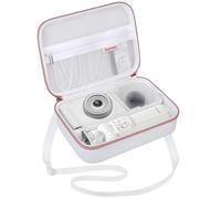 Supmay Hard Travel Case for Sony ZV-1F / ZV-1 / ZV-1 II Digital Camera, Protective Cases Bag Fits Vlogger Accessory Kit Tripod, Microphone, LED Video Light, Extra Zipper Pocket fit Battery Pack, White