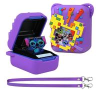 Supmay Silicone Cover Case for Bitzee Disney Interactive Toy with 30 Characters Inside, Soft Silicone Protective Case for Bitzee Disney’s Virtual Friends React to Touch, Purple