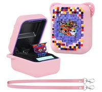 Supmay Silicone Cover Case for Bitzee Interactive Toy Digital Pet and Case, Soft Silicone Protective Case for Bitzee Virtual Electronic Pets React to Touch, Pink