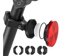 Supmega Bike Mount for AirTag, Bike Seatpost Reflector with Metal Mounting Bracket, Hidden Anti-Theft Bicycle GPS Tracker Accessory Waterproof AirTag Holder for Bikes, E-Bikes & Scooters