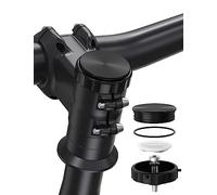 Supmega AirTag Bike Mount, Hidden Bicycle Stem Cap Mount for AirTag, Anti-Theft Bike GPS Tracker Accessory Waterproof AirTag Holder for Bicycles with Headset Cap Size of 1-1/8" & 1-1/4"