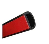 Supmico EPDM Rubber 4Meter 14mm x 12mm Big D Weather Stripping for Car Doors, Boots, Engines, and Windows