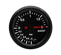 Supmico Universal Car Truck 52mm Pointer Turbo Boost Gauge Meter Kit Bar 7 Color LED Light Pointer Indicator Dail Electronic