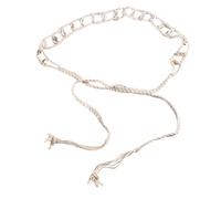 Supoion Girl Waist Chain Casual Tie Belt Vintage Shells Waist Ceinture Girl Lady Belt Elegant Woven Seashells Western