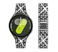 SUPOIX Band Compatible for Samsung Galaxy Watch 7/6/5, 20mm Women Bling Replacement Strap for Galaxy Watch (Black/44mm)