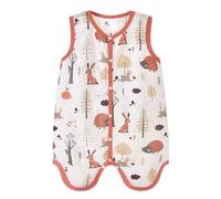 Supolian Summer Kids Sleep Sack 6-48 M Wearable Blanket for Babies 2-Way Zipper TOG 0.23 Toddler Sleeping bag 11 Colors Children's Sleepwear (L (90-100cm), Hedgehog house)