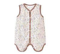 Supolian Summer Kids Sleep Sack 6-48 M Wearable Blanket for Babies 2-Way Zipper TOG 0.23 Toddler Sleeping bag 11 Colors Children's Sleepwear (L (90-100cm), Botany)