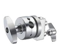 SUPON Aluminum Alloy Multi Functional Heavy Duty 2.5inch Grip Head Swivel Head Clamp Holder Bracket Adapter with 1/2",1/4",3/8", 5/8" Mount for Light Stand