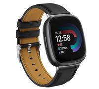 Supore Compatible with Fitbit Versa 4/Versa 3 Strap, Soft Leather Strap for Fitbit Versa 4/Fitbit Versa 3/Fitbit Sense/Fitbit Sense 2 Man Woman