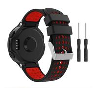 Supore Forerunner 235 Flexible Silicone Printing Watch Band with Tools for Forerunner 235/220/230/620/630/735 GPS Running Watch with Cardio Wrist