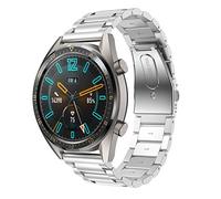 Supore Strap Compatible with Huawei Watch GT2 46mm/Watch GT 46mm/Watch GT Active/Watch 2 Pro/Honor Watch Magic/Galaxy Watch 46mm/Gear S3/Gear 2, Stainless Steel Strap 22mm