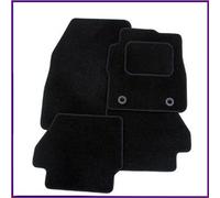SUPPERDEALS FORD FIESTA 02-08 MARK 6 BLACK & BLACK TRIM TAILORED CAR MATS