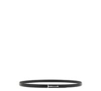 Supple Grain Leather Slim T Belt - male - Tom Ford - Belts - Black - 95 CM - Accessories 95 CM