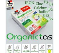 Supplement for Vegetarians & Vegans Vitamins + Minerals B12 Iron Calcium & more