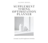 Supplement Timing Optimization Planner: Untangle Crowded Supplement Schedules