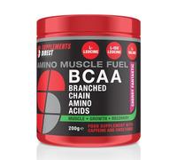 Supplements Direct - BCAA Powder - Cherry Fantastic Flavoured Powder - 200g - 20 Servings - Amino Acids Powder - Boosts Muscle Growth, Recovery & Repair - Amino Energy - Easy to Mix - Power Boost