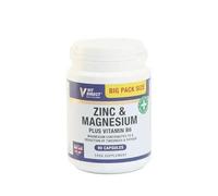 Supplements Direct Vit Direct Zinc & Magnesium Plus Vitamin B6 Food Supplement 60 Capsules