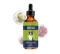 Supplements for Dogs,60ml Gentle Body Care Drops,for Dog Hair Care Products - for Puppy Pet Daily Coat Beauty Energy Support