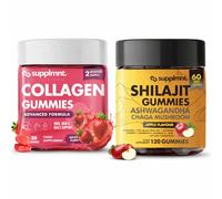 Supplmnt. Shilajit Gummies + Marine Collagen Gummies Bundle