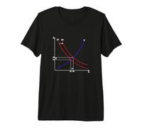 Supply and Demand Equilibrium Economics Finance Student Gift Premium T-Shirt