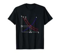 Supply and Demand Equilibrium Economics Finance Student Gift T-Shirt