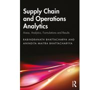 Supply Chain and Operations Analytics : Areas, Analytics, Formulations and Results