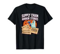 Supply Chain Horror Stories. Logistics Halloween T-Shirt