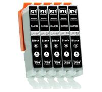 Supply Guy 5 Ink cartridges with chip compatible with Canon CLI-571 Photo Black for Canon Pixma MG5750 MG5751 MG6850 MG7750 TS5050 TS5055 TS6050 TS8050 TS9050 TS9055 and more (see product page)