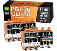 Supply Guy PGI 35 CLI 36 Ink Cartridges for Canon PIXMA Multipack