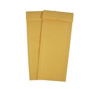 4" X 11" Narrow Kraft Bubble Mailers Padded Shipping Envelopes 25 Pack (4 x 11)