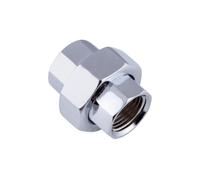 SUPPLYGIANT 3/8" Chrome Plated Brass Union Connector for Water Supply Pipe Fitting Premium Quality Corrosion Resistant