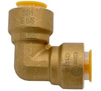 Supplying Demand SB1 5/8 Inch 90 Degree Elbow Quick Connect HVAC Brass Coupler Fitting