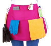 SupplyMaid Waterproof Professional Speed Cleaning Apron. Designed for Pro Cleaners Like a Cleaning Caddy Around Your Waist, Hot Pink