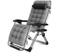 Support 200kg Patio Lawn Chairs Reclining for Heavy People Zero Gravity Outdoor Garden Beach Deck Sun Lounger