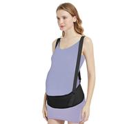Support belt, Belt with Shoulder Straps - Breathable Pregnancy Support Belt for Hip,Pelvic,Lumbar And Lower Back Pain Relief,Black