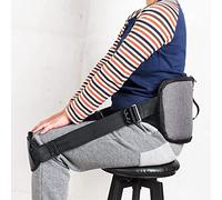 Support Belt for Better Back Whole Day Back Pain Relief -Posture Correcting Harness & Relieve Sciatica, Keeps Back Straight While Seated, Suitable in Office or at Home or Outdoors (Silver-Gray)