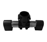 Support Bracket T-Shaped Leg Assembly with Triple Structure | Lightweight Aluminum and Plastic Construction, Modular Connectivity for Electronic Drum Racks, for Small Rehearsal and Home